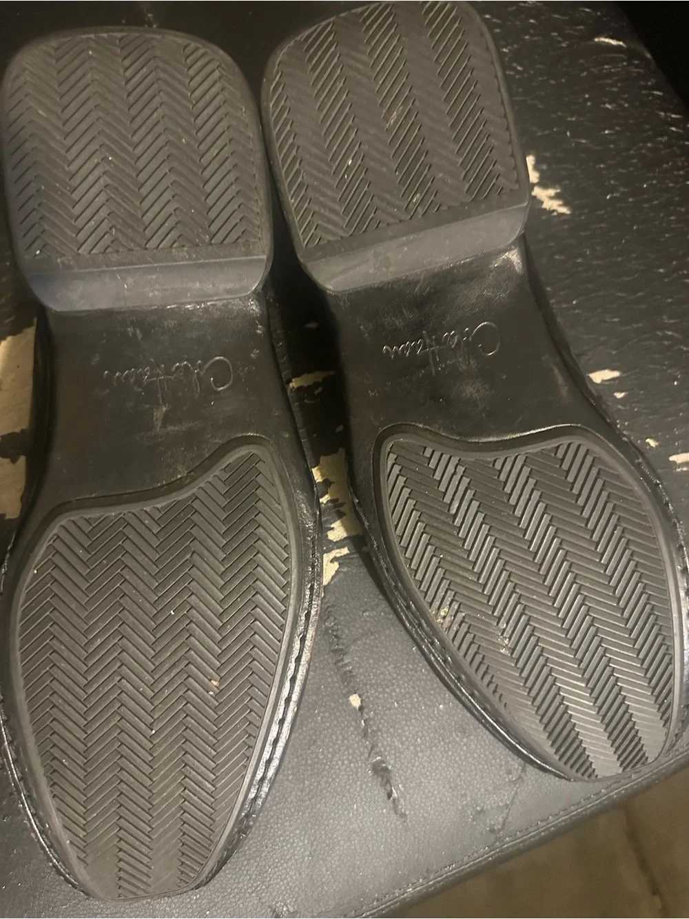Cole Haan Black Leather Slip-On Driving Loafers